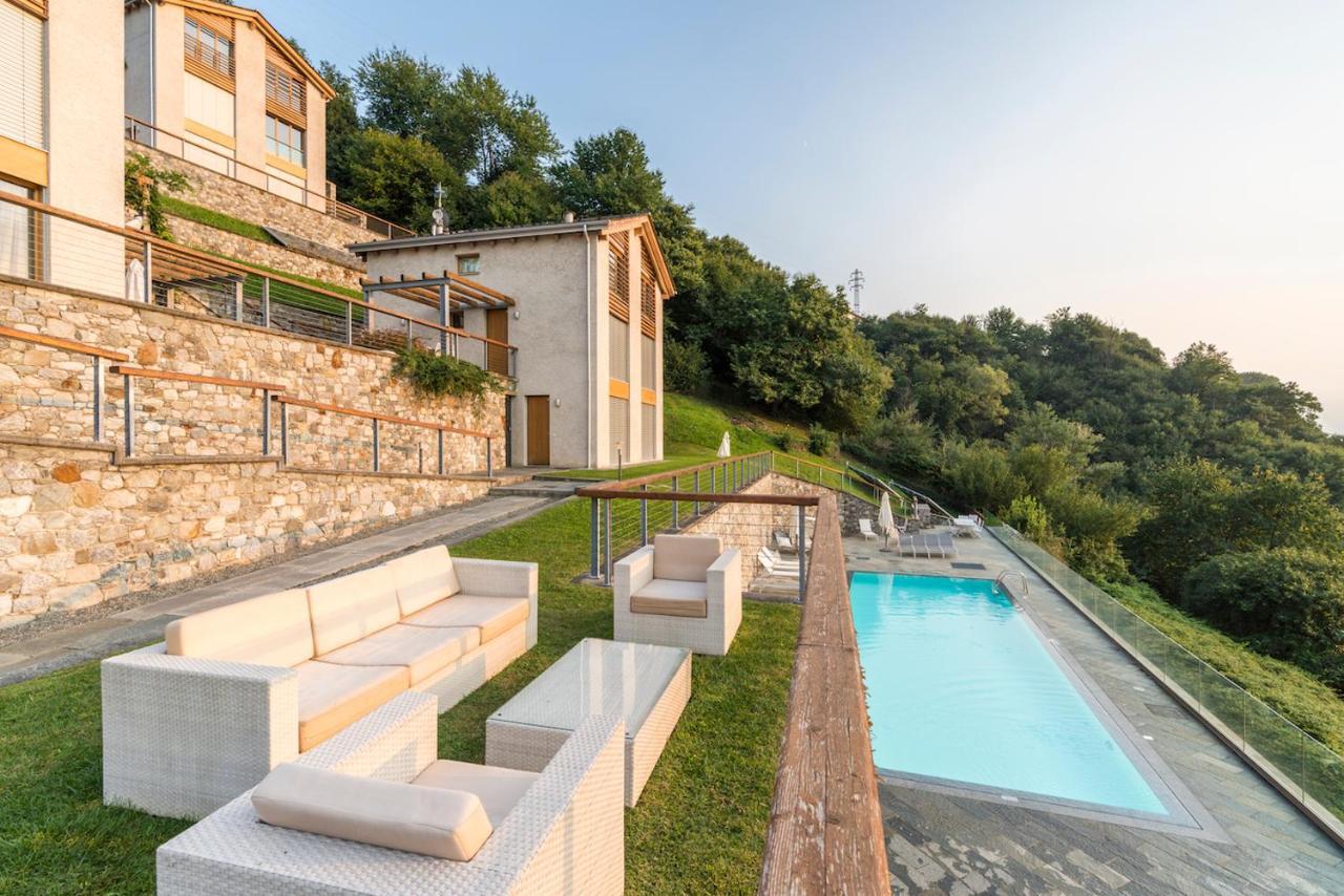 Beautiful Poolside And Stunning Lake View Gardenia Bellano Exteriör bild